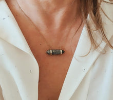Charger l'image dans la galerie, Collier Luna Larvikite