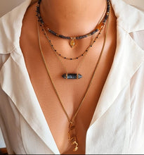 Charger l'image dans la galerie, Collier Luna Larvikite