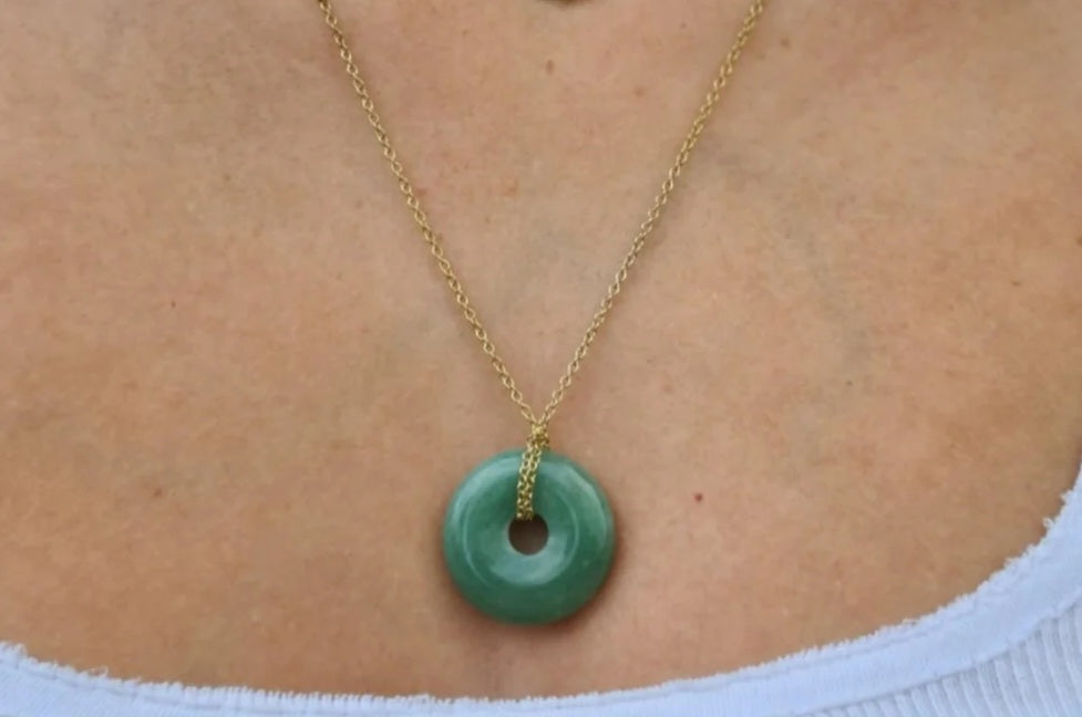 Collier Green Donut