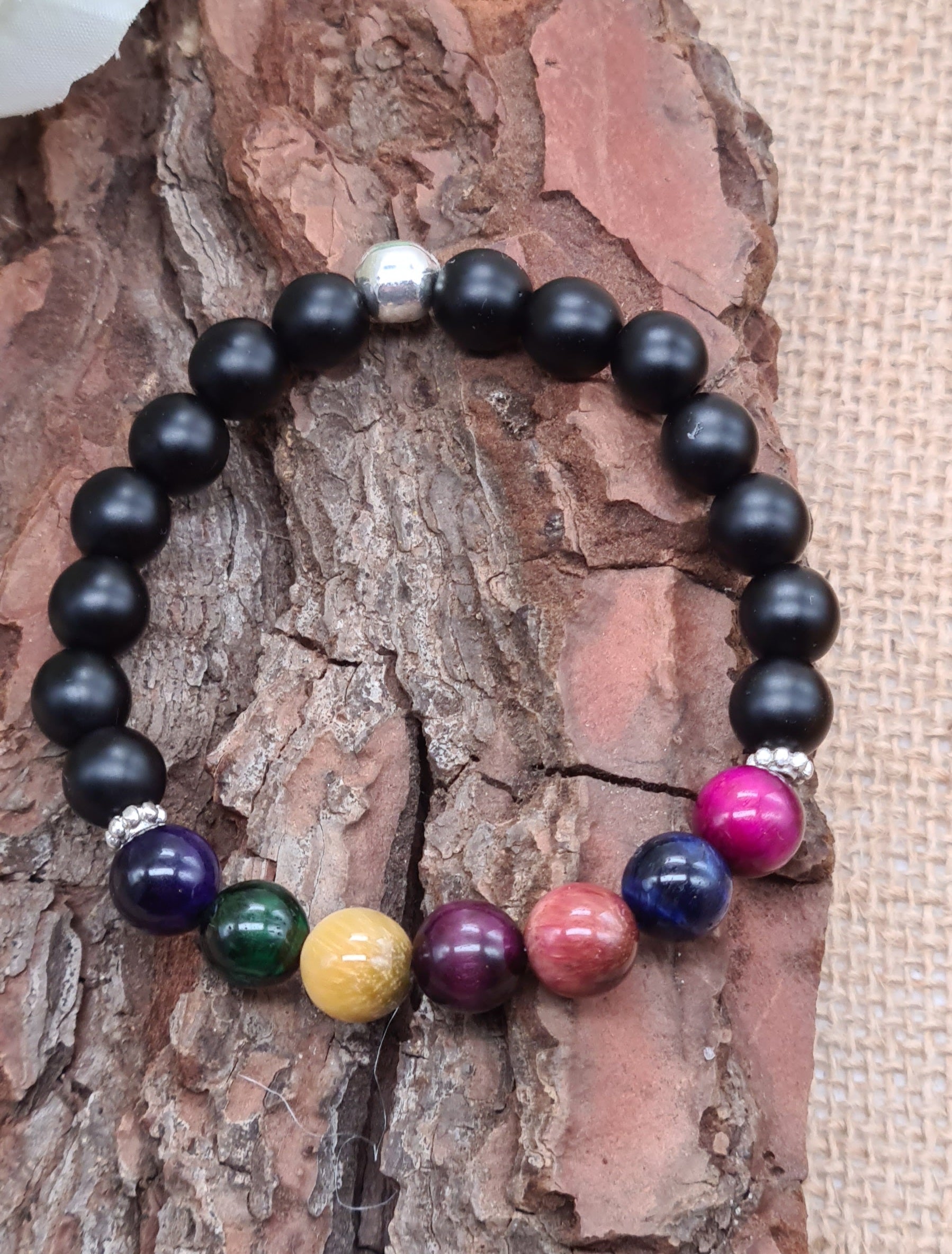 Bracelet 7 Chakras mat