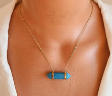 Charger l&#39;image dans la galerie, Collier Luna Aigue-marine
