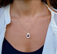 Charger l&#39;image dans la galerie, Collier Purple Drop
