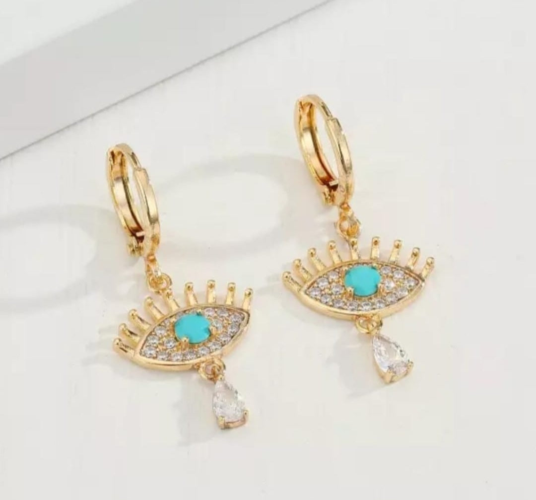 Boucles d'oreilles blue eyes