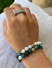 Charger l&#39;image dans la galerie, Bracelet Blue Love Howlite ( le blanc)
