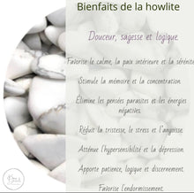 Charger l&#39;image dans la galerie, Bracelet Blue Love Howlite ( le blanc)
