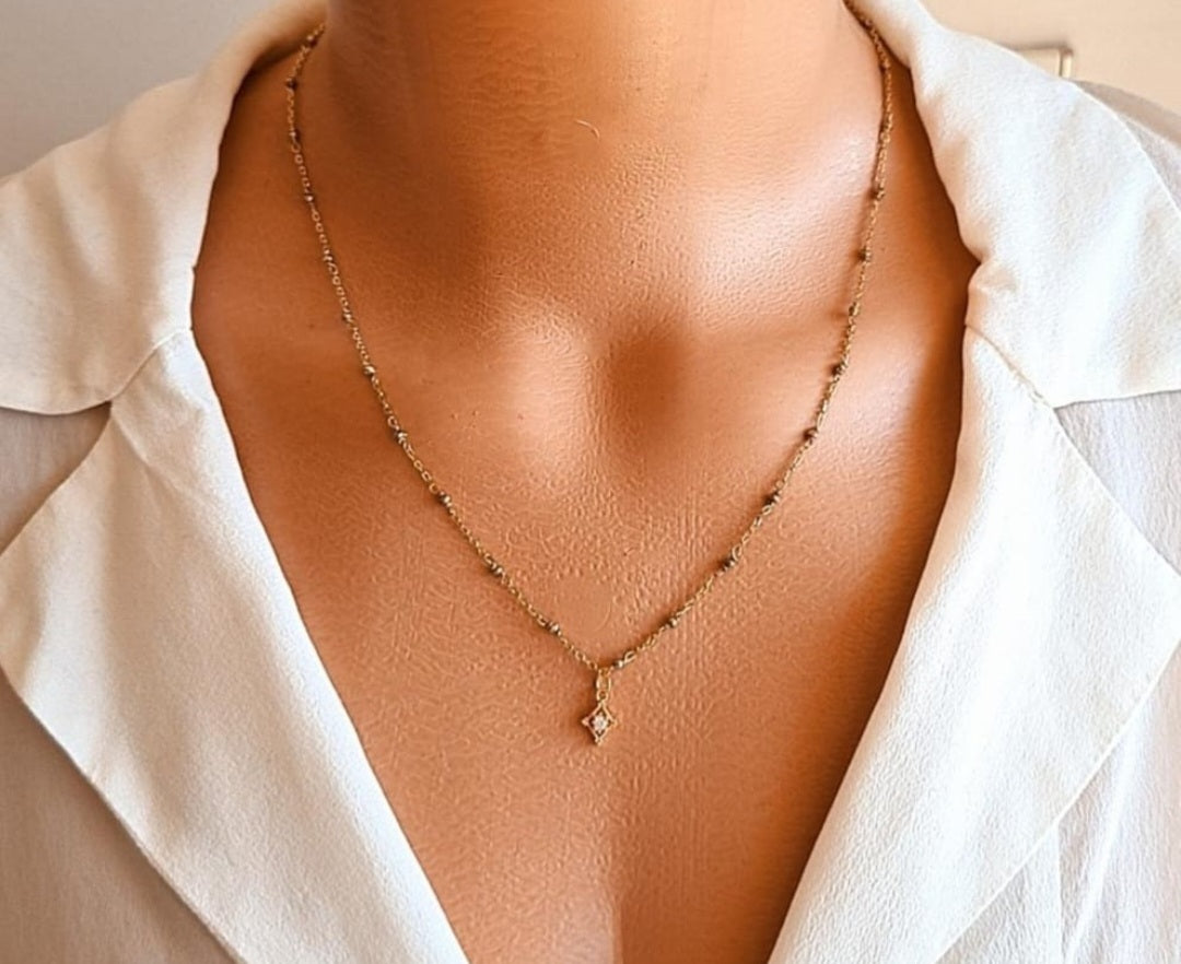 Pyrite diamond chain