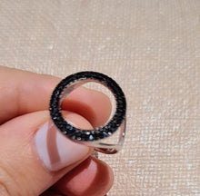 Charger l&#39;image dans la galerie, Bague Black circle
