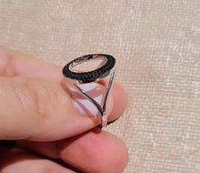 Charger l&#39;image dans la galerie, Bague Black circle
