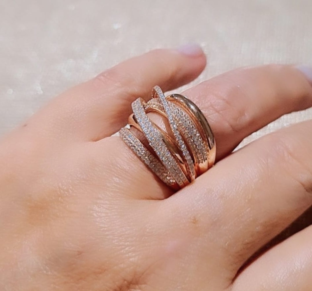 Bague Cirles diamonds