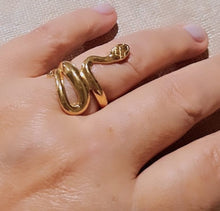 Charger l&#39;image dans la galerie, Bague Gold Snake
