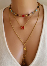 Charger l&#39;image dans la galerie, Collier Rhéa 7 chakras
