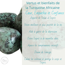 Charger l&#39;image dans la galerie, Boucles d&#39;oreilles Turquoise Africaine
